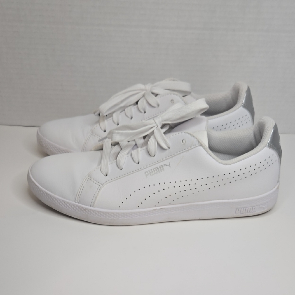 Puma Womens Smash WNS Perf Metallic Sneaker Shoes